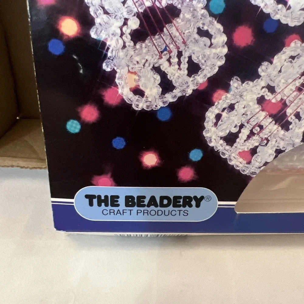 The Beadery Winter Ice Violins Ornaments Kit 4838 Vintage 4 1992 NEW NIP Holiday